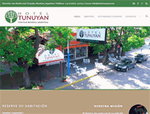 Tablet Screenshot of hoteltunuyan.com